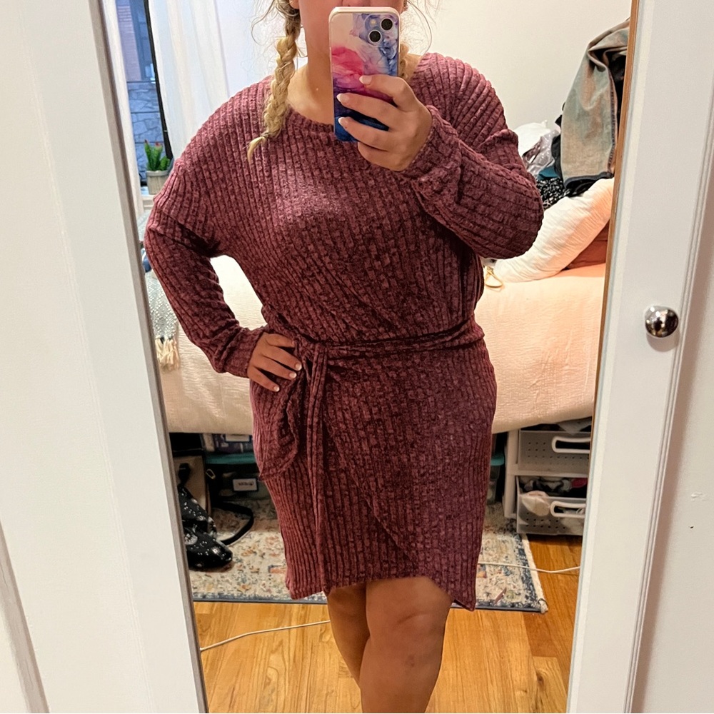 High-Low Dress with Tulip Hem